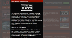 Desktop Screenshot of blackrockarts.org